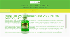 Desktop Screenshot of absinthe-discount.de