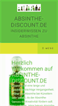 Mobile Screenshot of absinthe-discount.de