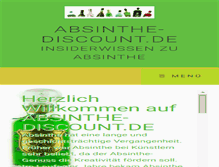 Tablet Screenshot of absinthe-discount.de